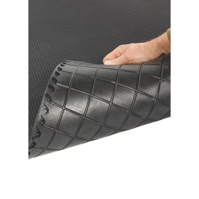 Slabmat Carré Modular Shock Absorbing Rubber Mat – Heavy-Duty Matting