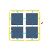 Cushion Ease Solid 556 Heavy-Duty Modular Rubber Mat 19mm
