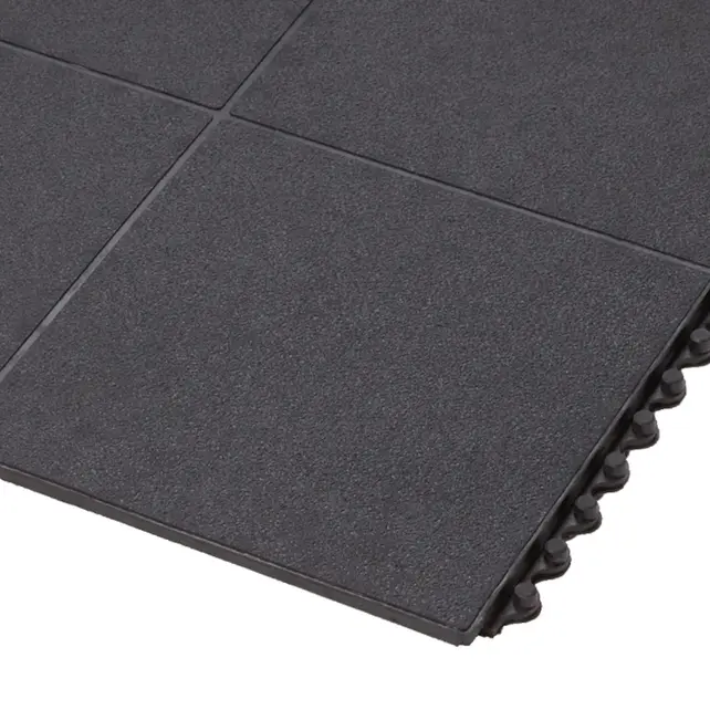Cushion Ease Solid 556 Heavy-Duty Modular Rubber Mat 19mm