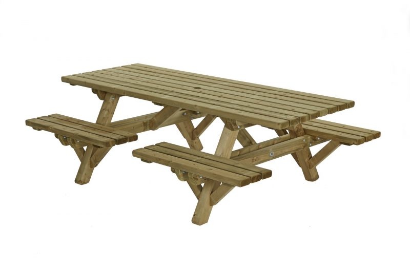 Picknicktafel Comfort  230 x 160 cm met open instap