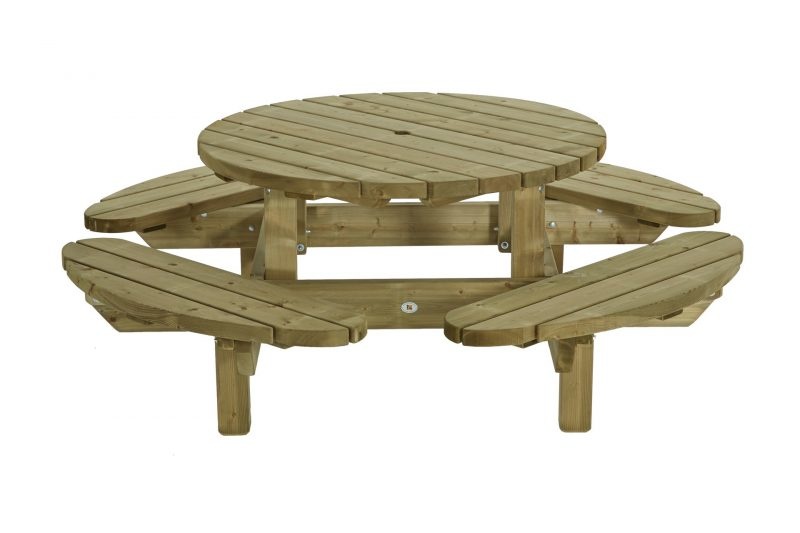 Picknicktafel Royaal rond 210 cm