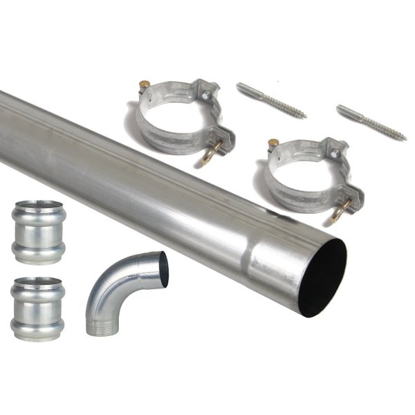 Douglas vrijstaande overkapping 250 x 400 x 250 cm