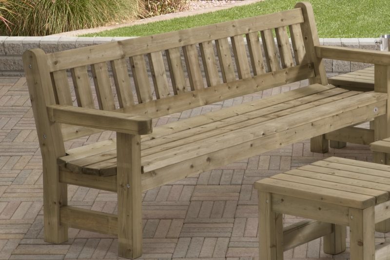 Robuuste tuinbank Zeist Vierzits 240lang