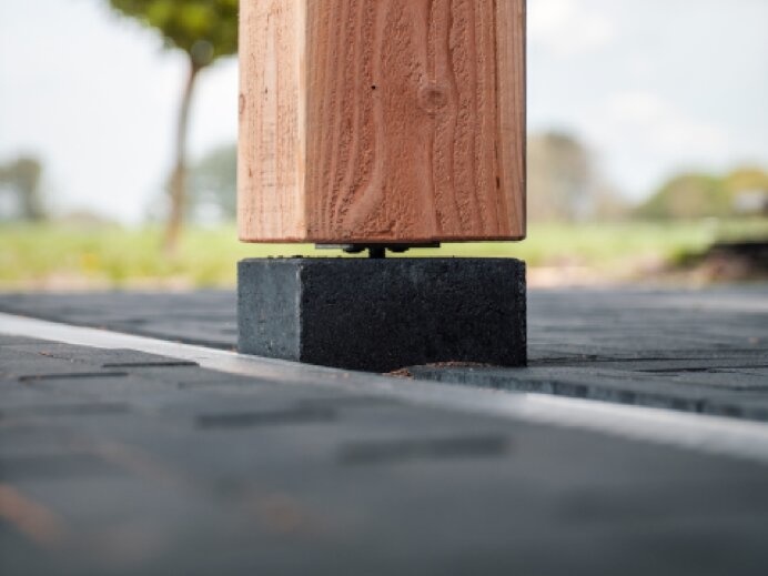 Douglas vrijstaande overkapping 400 x 600 x 250 cm