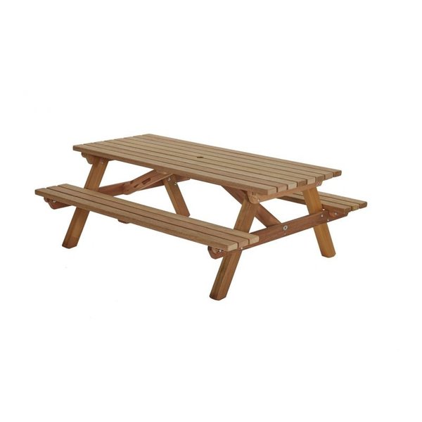 Hardhouten picknick tafel  200x160cm