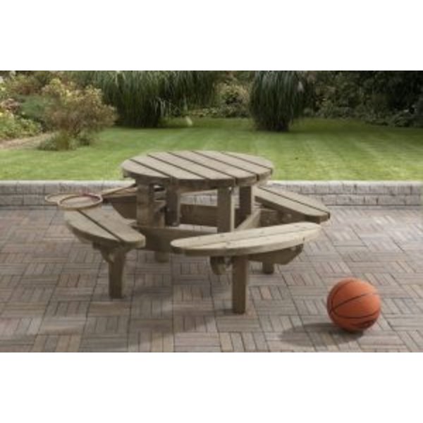 Kinderpicknicktafel rond 130 cm