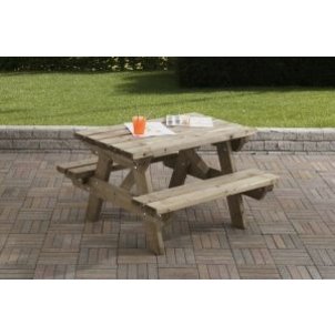 Robuuste junior kinderpicknicktafel 90 cm