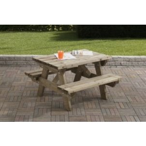 Robuuste junior kinderpicknicktafel 90 cm