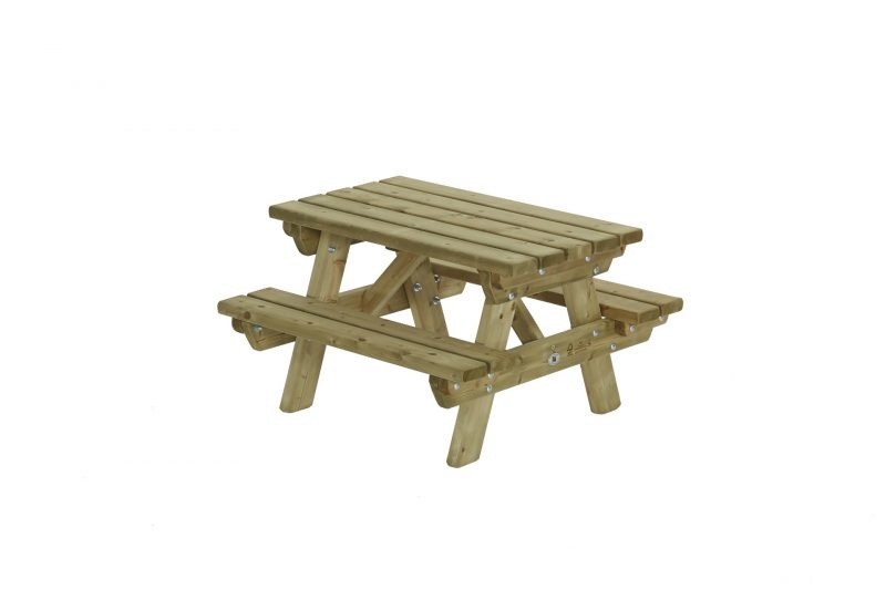 Robuuste junior kinderpicknicktafel 90 cm