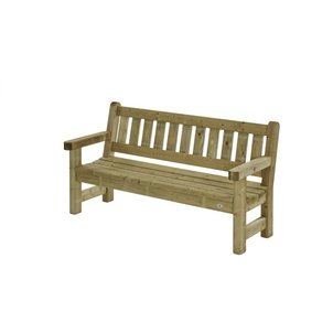 Robuuste driezits parkbank model Zeist, Optimaal zitcomfort 180cm