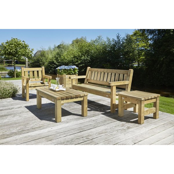 Robuuste tuinset serie Zeist 4 delig 180 cm