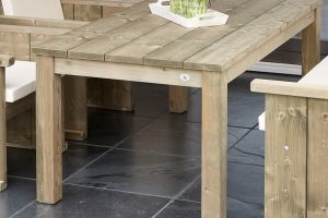 Robuuste tuinset serie Zeist 4 delig 135 cm