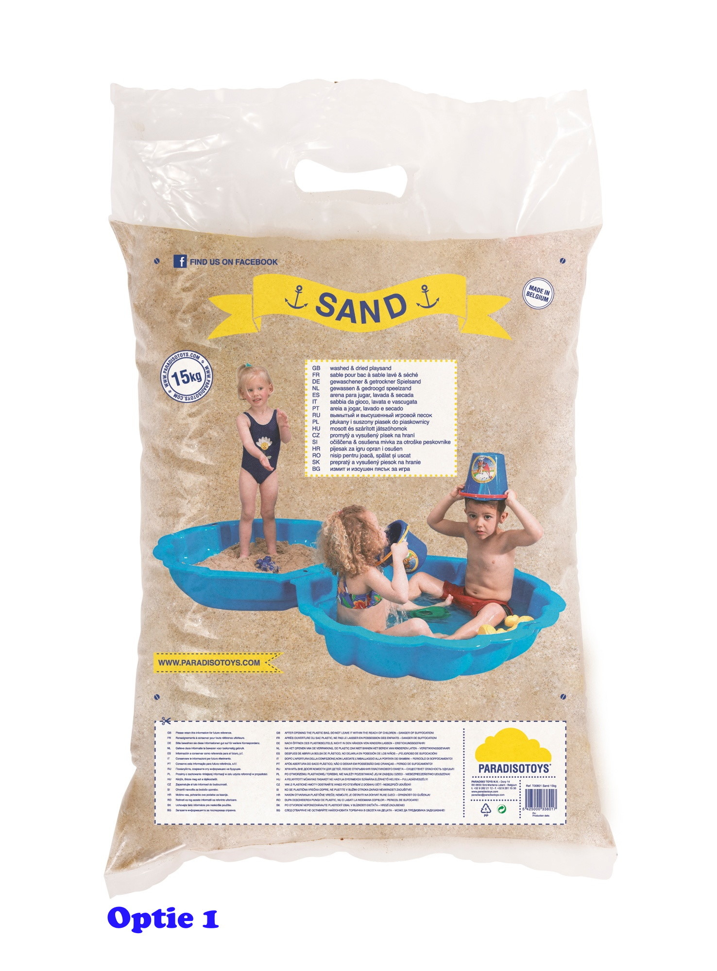 Zandbak rechthoek, 80 x 120 cm met deksel, Geimpregneerd