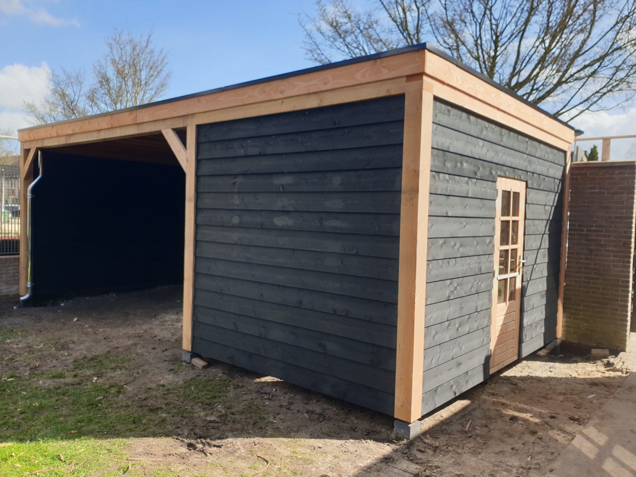 Douglas vrijstaande overkapping 400 x 600 x 250 cm