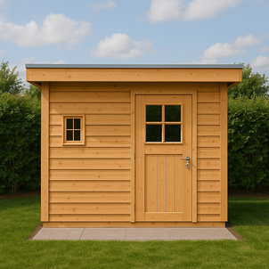 Tuinhuis douglas 350 x 350 inclusief montage