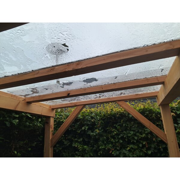 Terrasoverkapping douglashout 250 x 450 cm