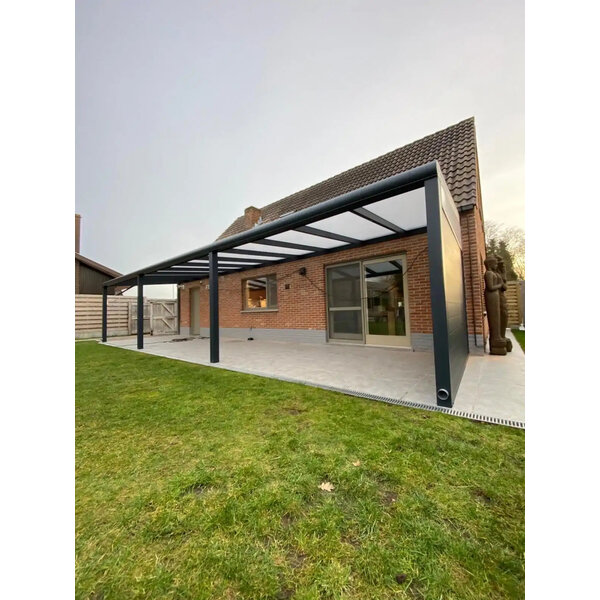 Terrasoverkapping aluminium 300 breed x 300 diep