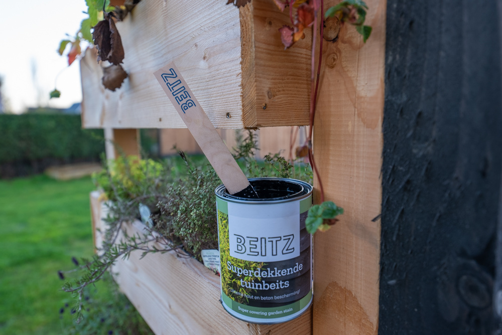 Holzlasur Außen Schwarz 0,75 Liter Superdeckend - Beitz