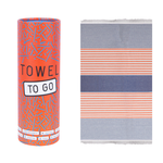 Towel to Go Bali badlaken Royal/Oranje