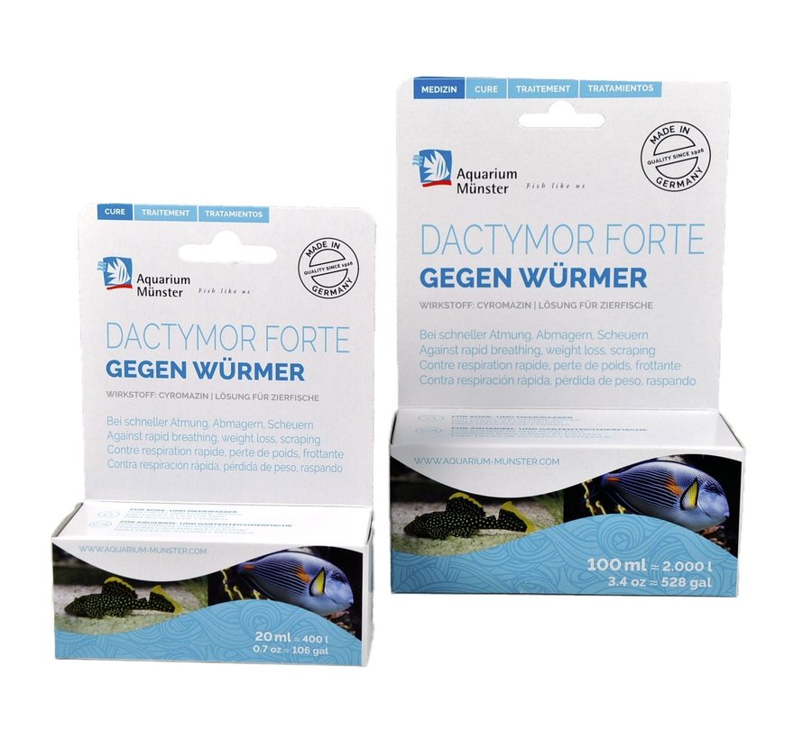 Aquarium Münster Dactymor Forte - tegen worminfecties (20ml)