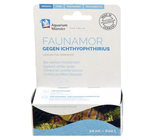 Aquarium Munster Aquarium Münster Faunamor - tegen witte stip (20ml)