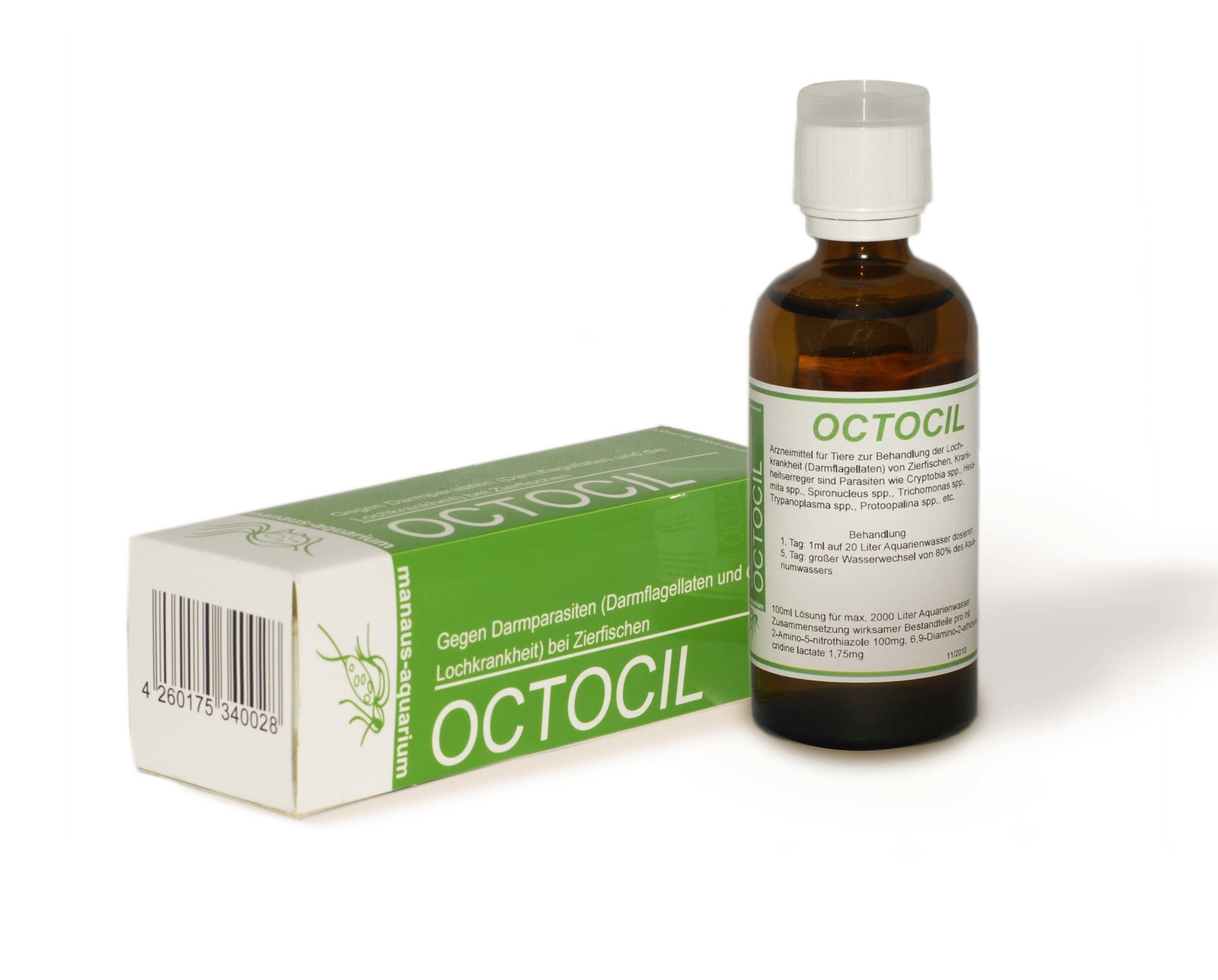 Manaus Octocil D - tegen darmflagellaten (100ml)
