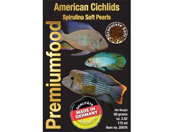 Discusfood American Cichlid Spirulina Pearls (80 gram)