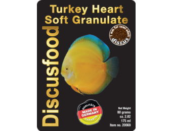 Discusfood Turkey Heart Soft Granulat (80 of 230 gram)