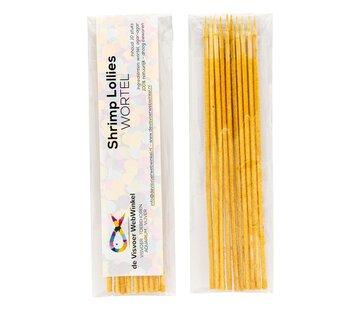 de Visvoer WebWinkel Garnalen Lollies wortel 10 stuks