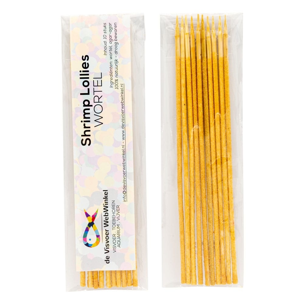 Garnalen Lollies wortel 10 stuks