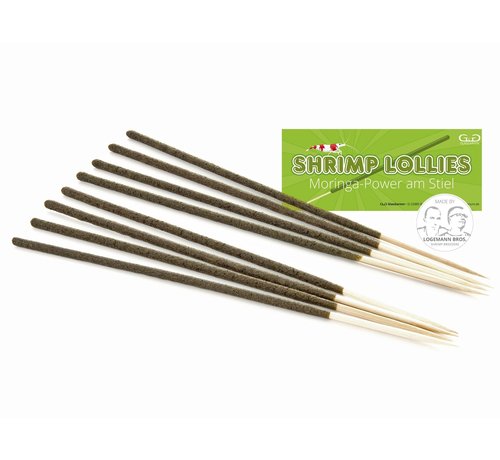 GlasGarten GlasGarten Shrimp Lollies - Moringa Sticks 8 stuks