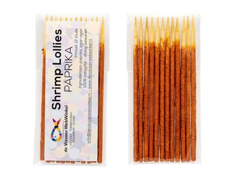 Nano Garnalen Lollies - paprika 12 stuks