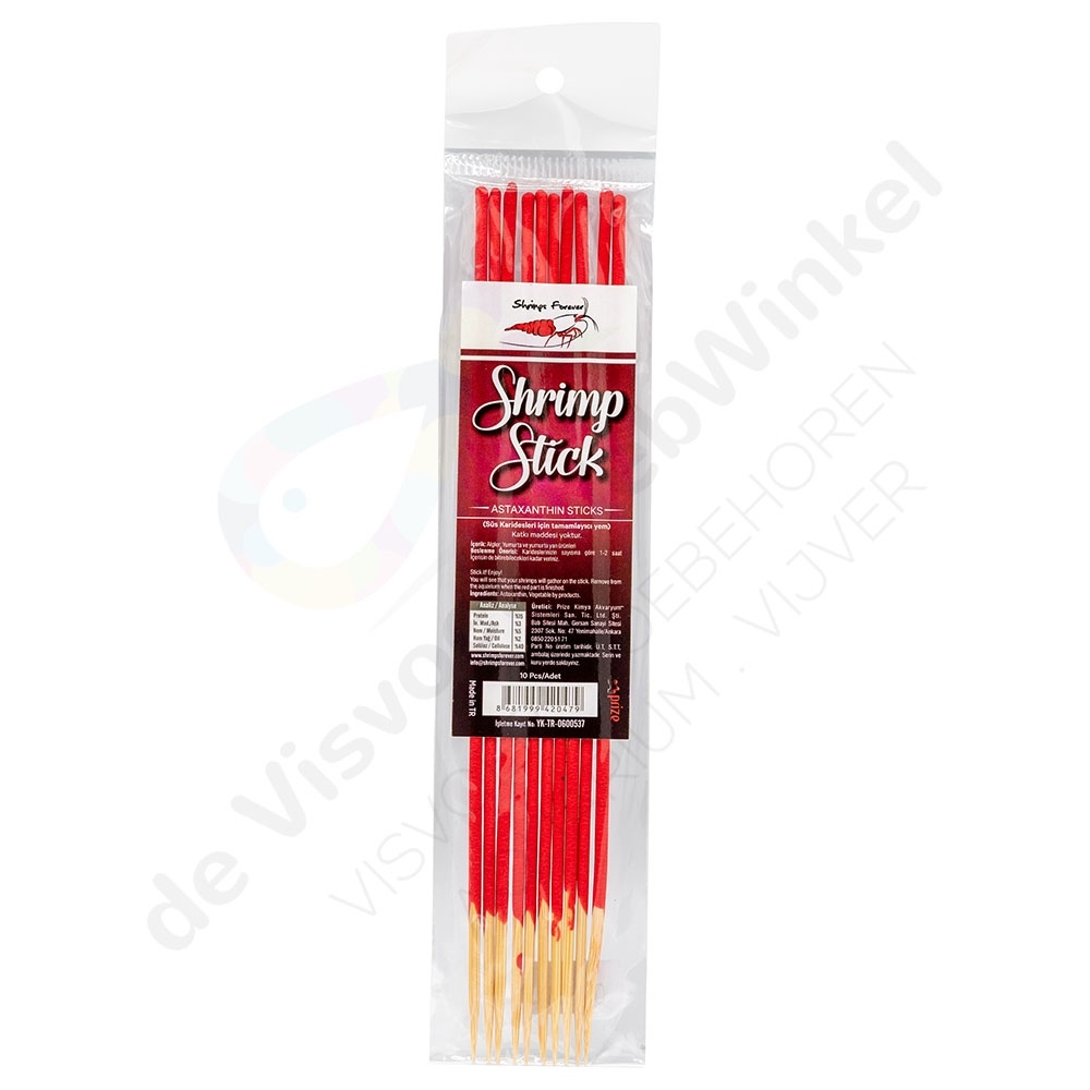 Shrimps Forever shrimp lollies astaxanthin 10 stuks