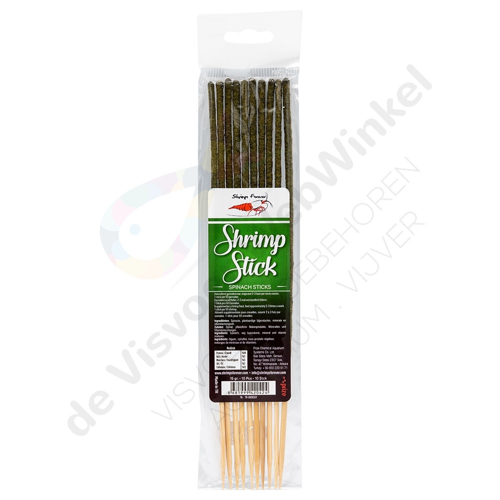 Shrimps forever shrimp lollies spinach 10 stuks