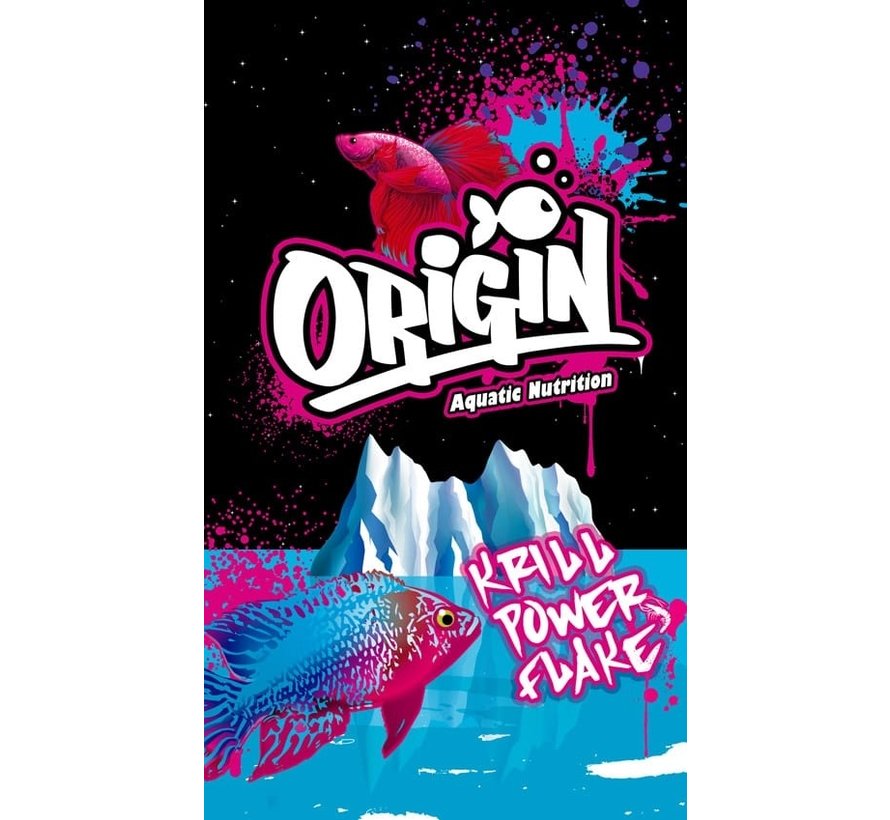 Origin Aquatic Nutrition Krill Power Flake