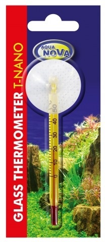 Aqua Nova precisie thermometer nano geelglas
