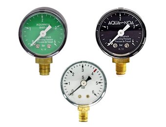Aqua-Noa manometer werkdruk voor drukregelaar met draad 1/8"