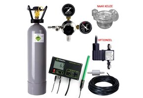 Complete CO2 set PROFI 2000 gram met pH controller