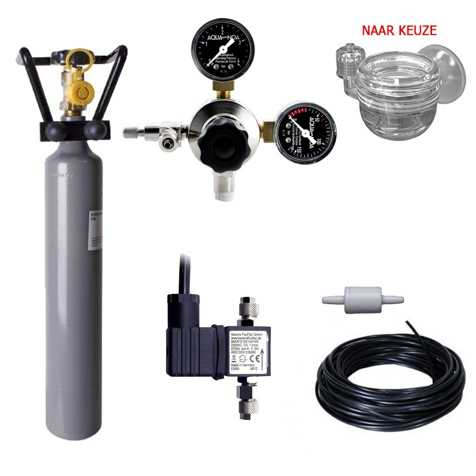 Complete CO2 set PROFI 500 gram