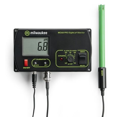 Milwaukee Milwaukee MC120 PRO pH monitor met ijkvloeistof