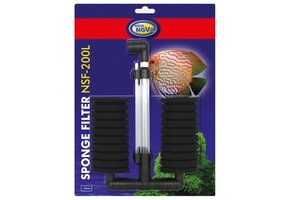 Aqua Nova dubbel sponsfilter tot 200L - NSF-200L