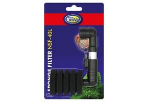 Aqua Nova enkel sponsfilter tot 40L - NSF-40L