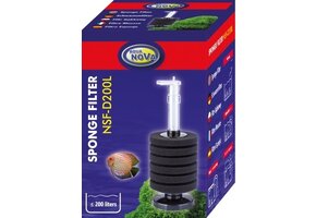 Aqua Nova rond sponsfilter tot 200L - NSF-D200L