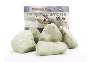 Shirakura mineraalstenen (ca. 5 a 6 stuks) 200 gram