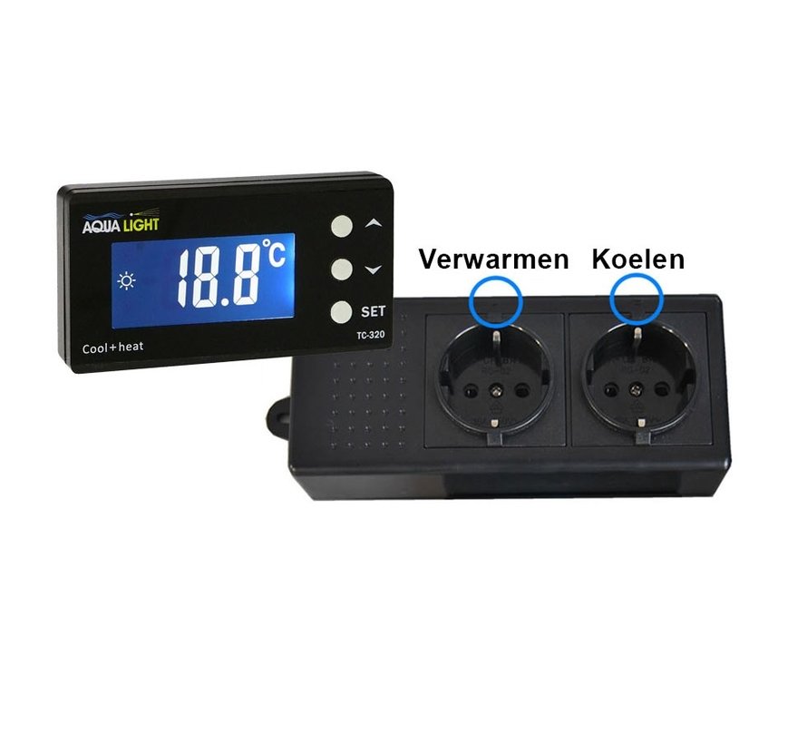 AquaLight TC-320 temperatuur controller voor koelen en verwarmen