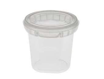 Bakje + deksel kunststof (250ml tot 5L)