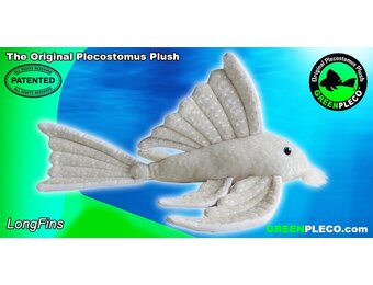 GreenPleco knuffel - Long fins
