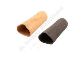 Leghol driehoek rood of bruin