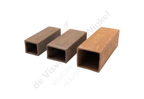 Leghol rechthoekig bruin