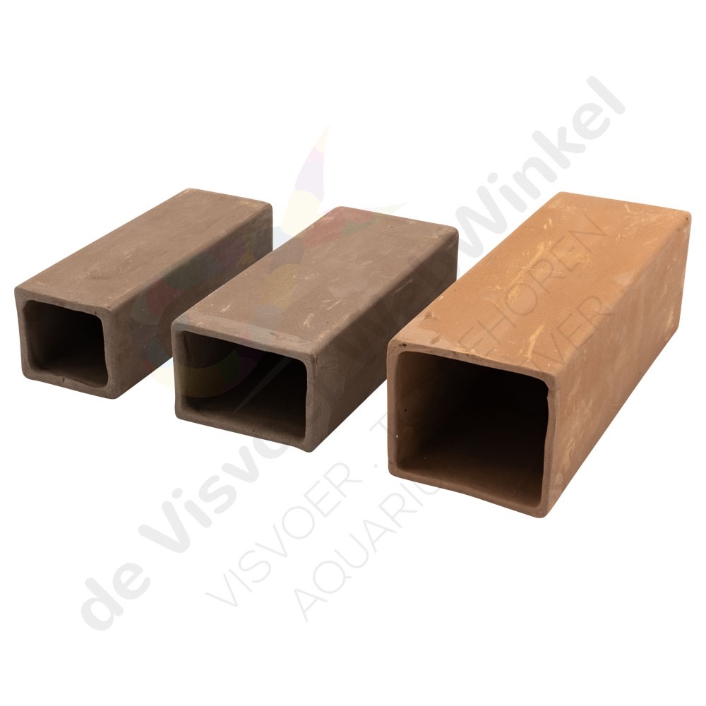 Leghol rechthoekig bruin